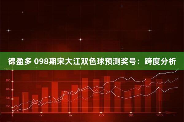 锦盈多 098期宋大江双色球预测奖号：跨度分析